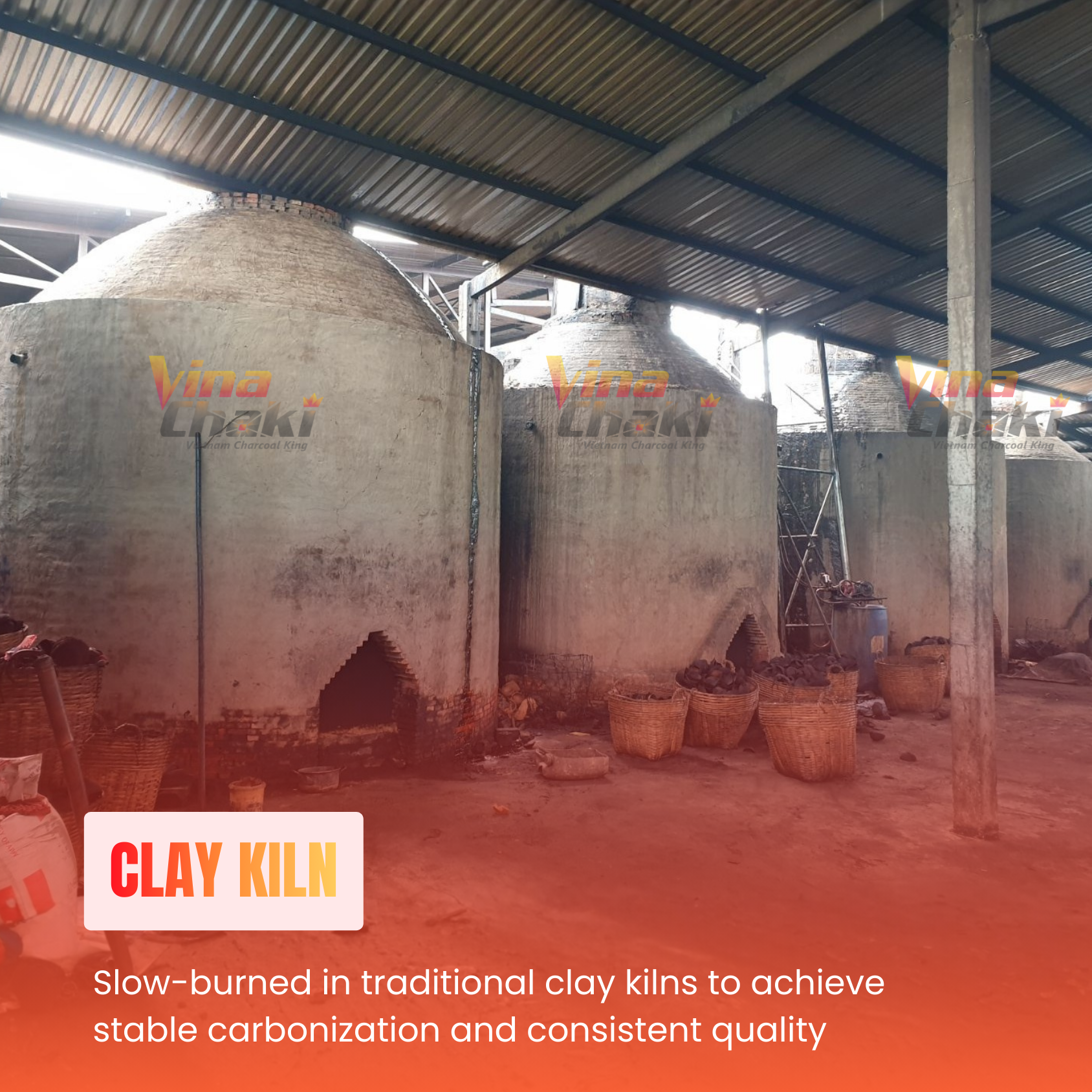 coconut shell charcoal production process